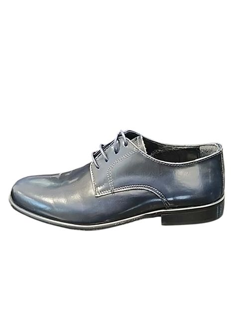Scarpa da uomo abrasivata SALVATORE FINIZIO | Scarpe | 7720 6000BLU